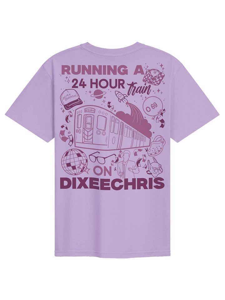24hr Train Tee - Purple product image (1)