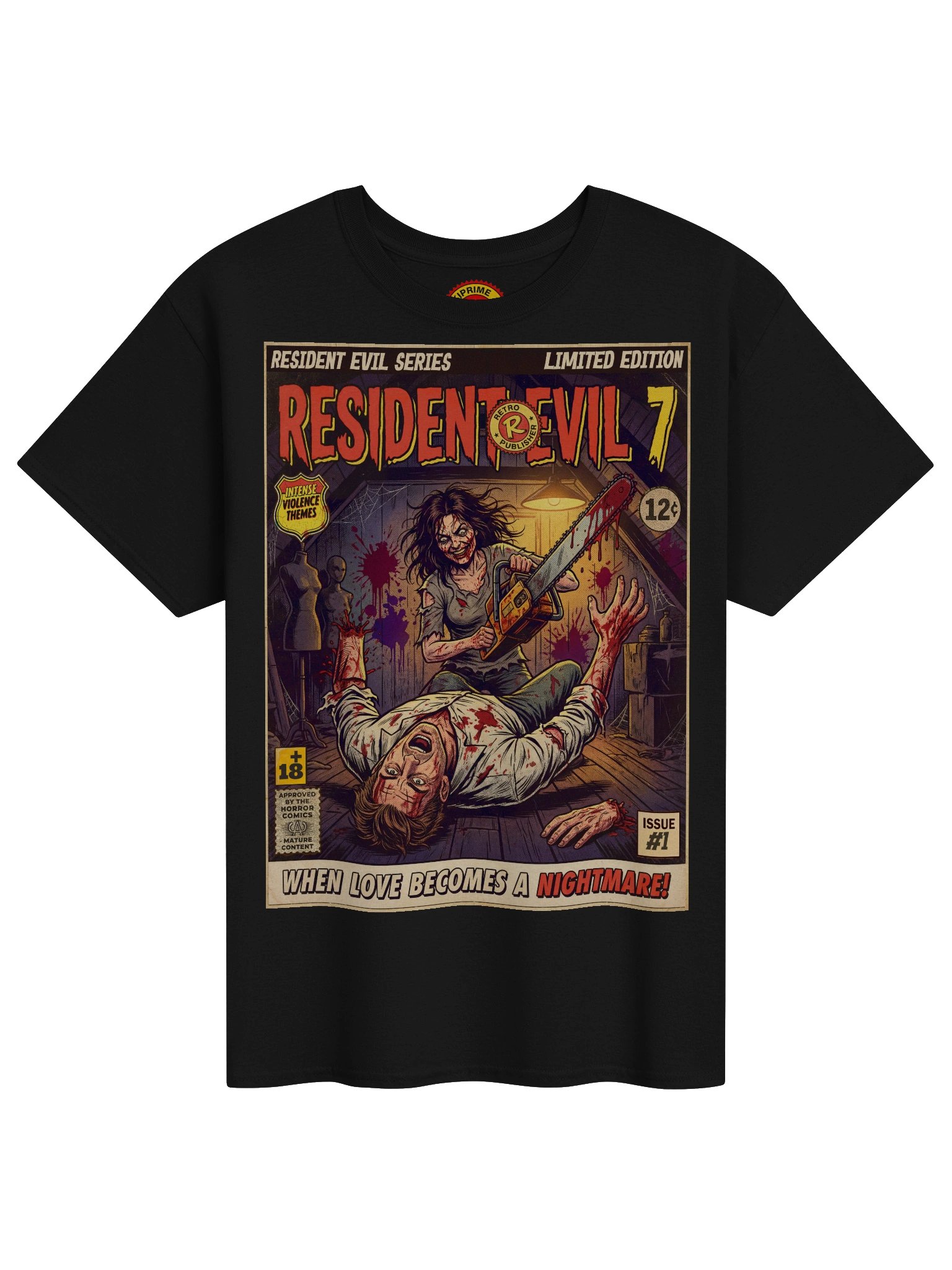 Resident Evil 7 Comic Art T-Shirt product image (1)