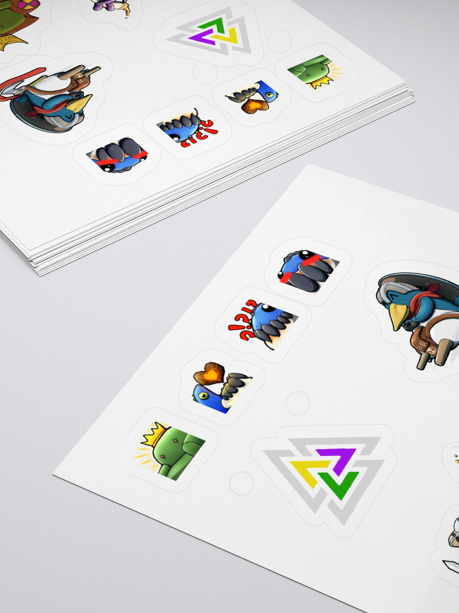 Emotes and Friends Sticker Sheet1 product image (4)