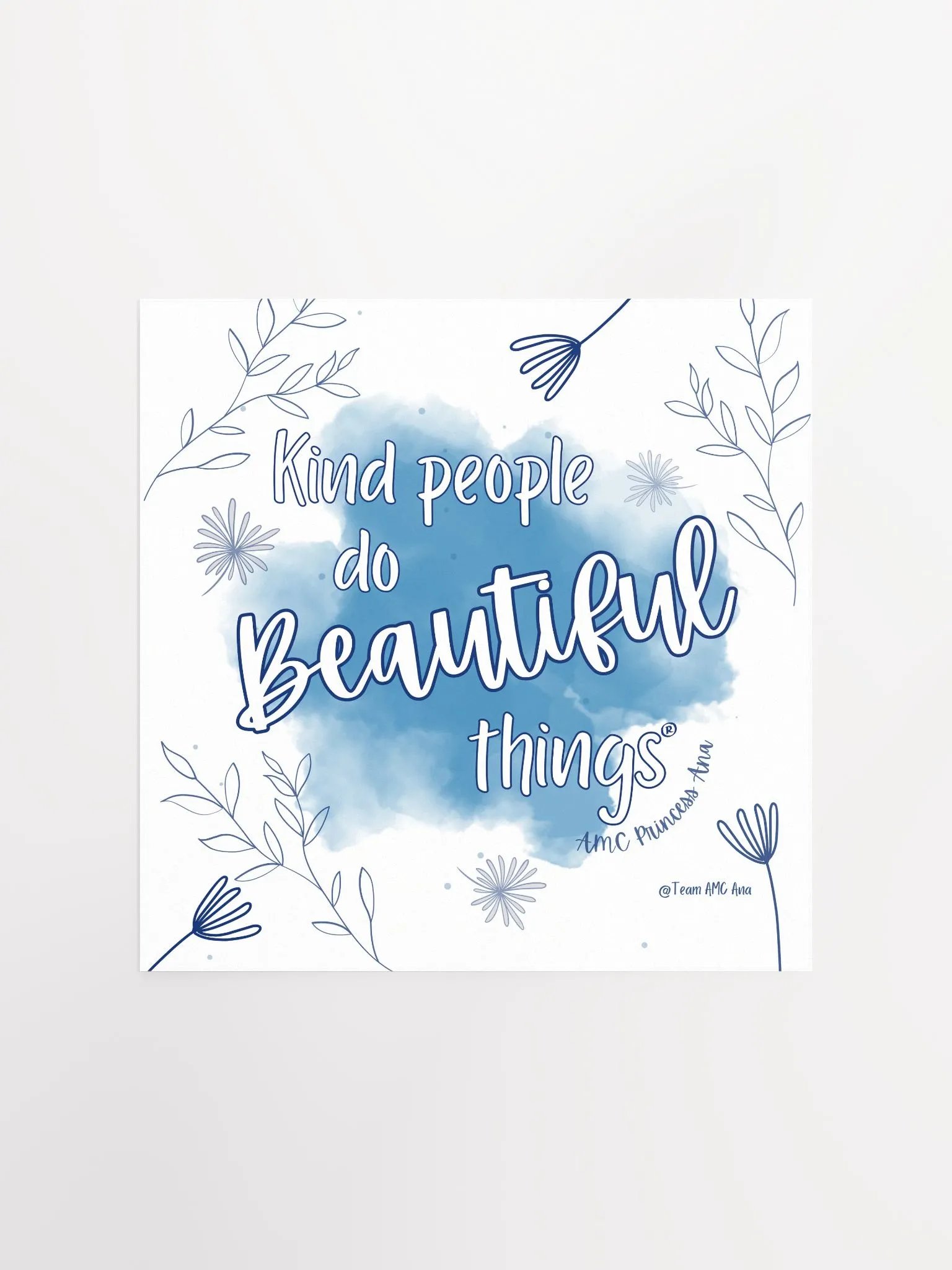 KPDBT - White/Blue Poster product image (2)