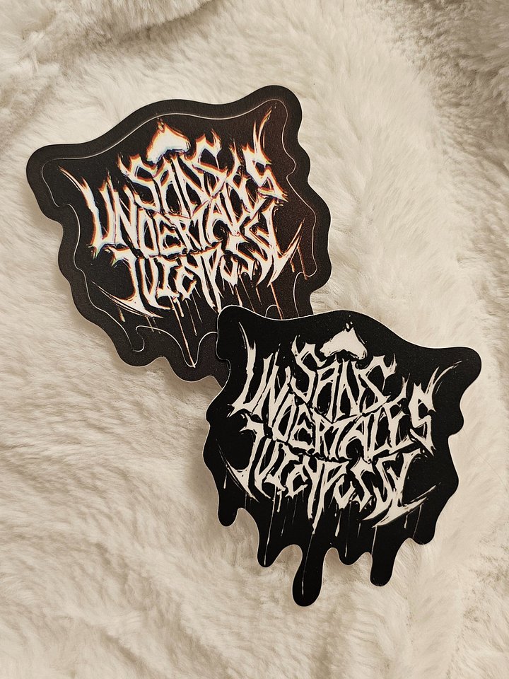 Cool Metal Logo Sticker [Two Variants] product image (6)