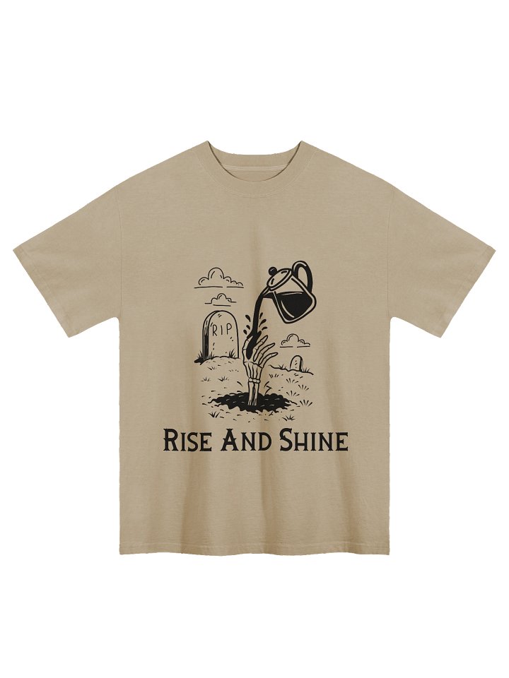 Rise and Shine Faded Oversized T-Shirt product image (1)