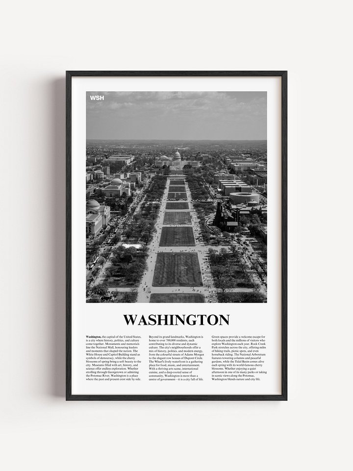 Washington 03 Newspaper Poster product image (1)