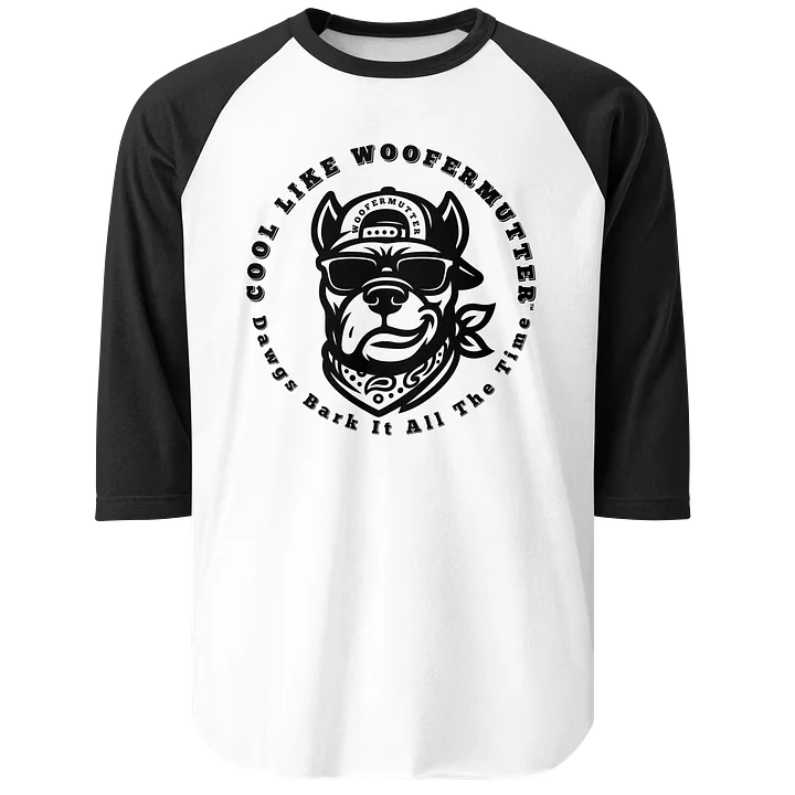 WooferMutter™ Cane Corso 3/4 Sleeve Raglan Shirt product image (1)