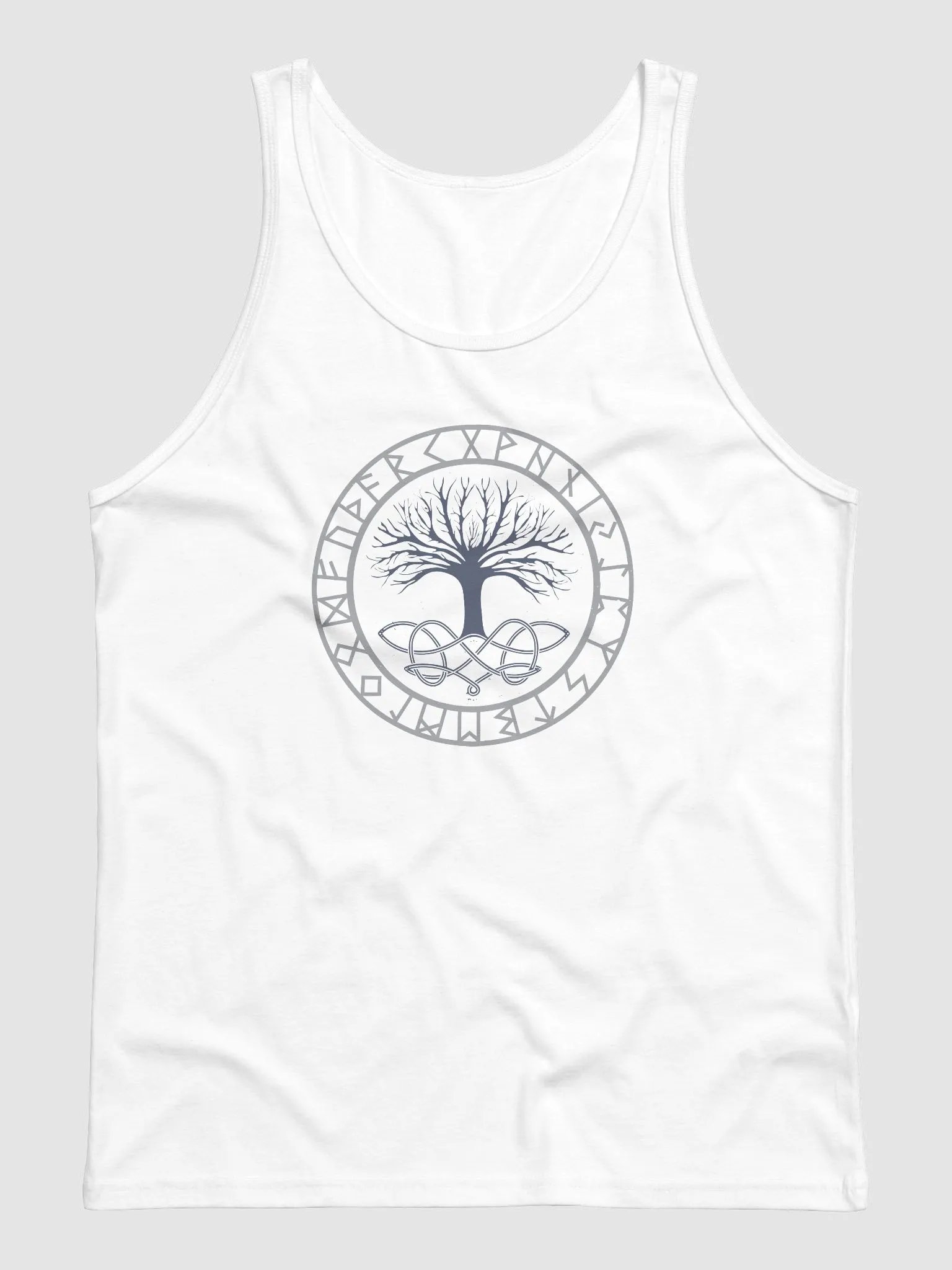 Norse Tree of Life Men's Tank Top White product image (1)
