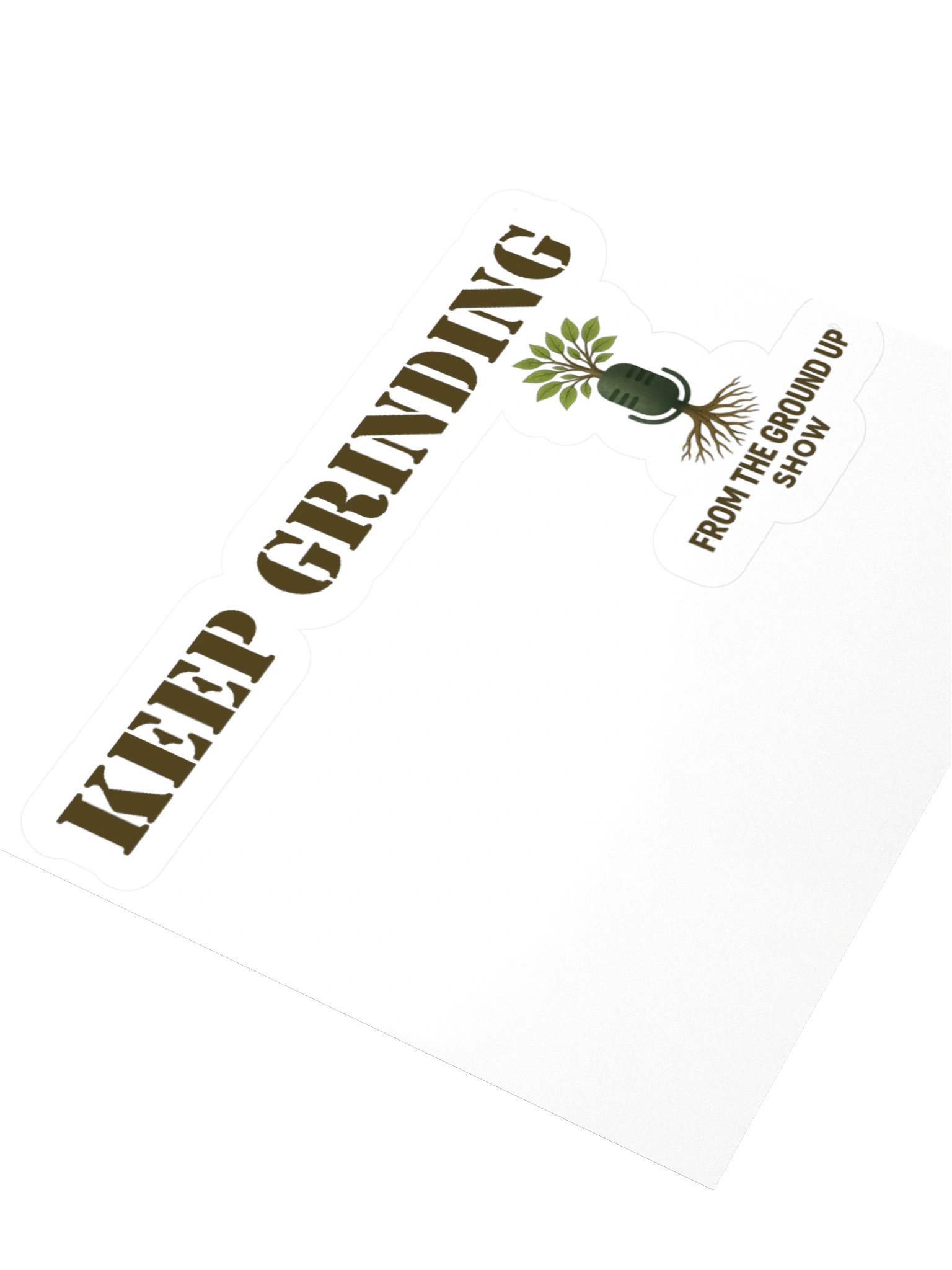 Keep Grinding logo Kiss Cut Stickers product image (8)