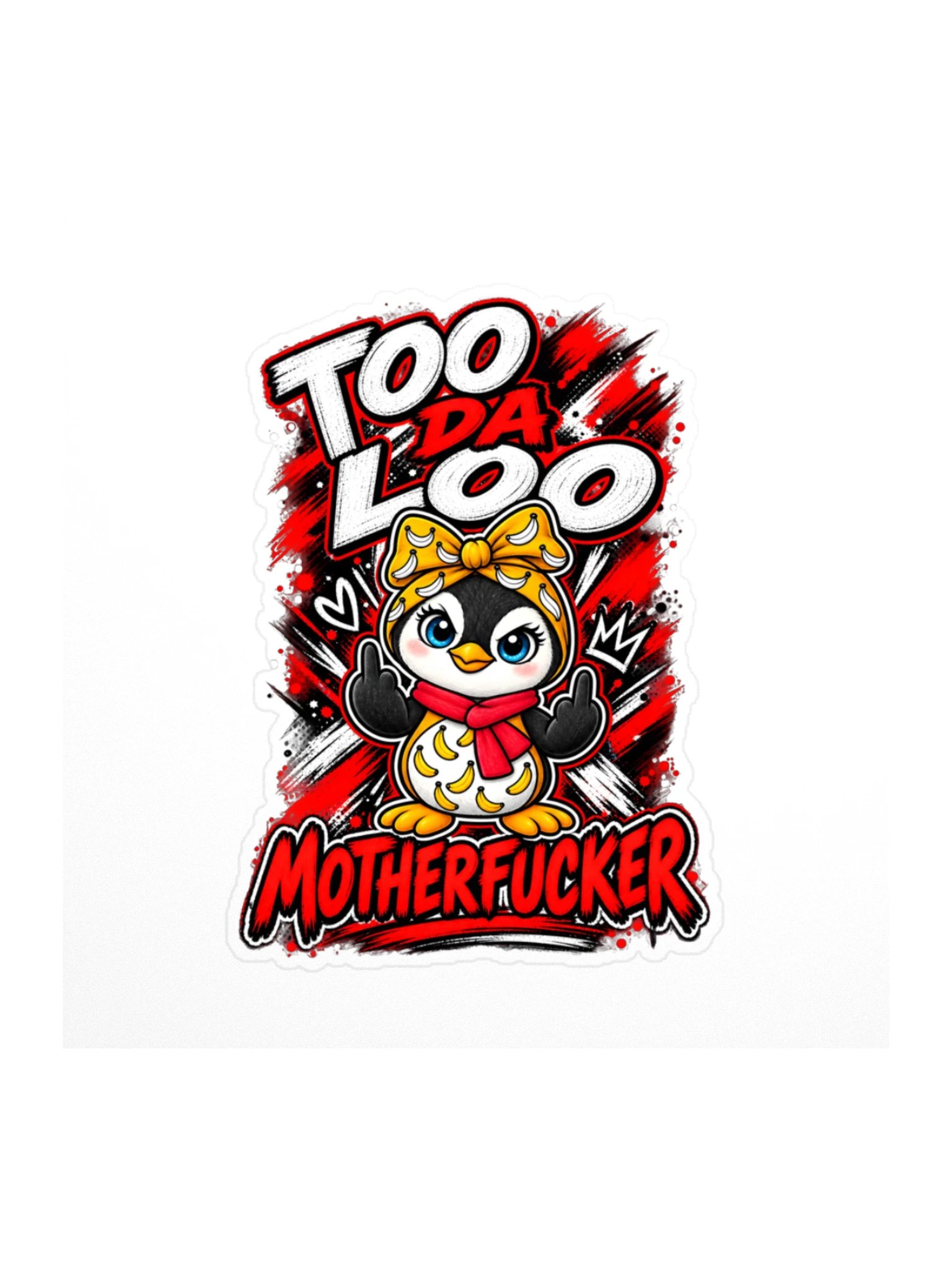Too-da-loo Motherfluffer Lulu Sticker product image (1)