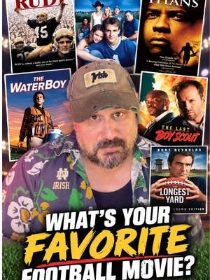 What’s Your Favorite Football Movie? #footballmovies #collegefootball #notredamefootball #rudymovie #movietok 