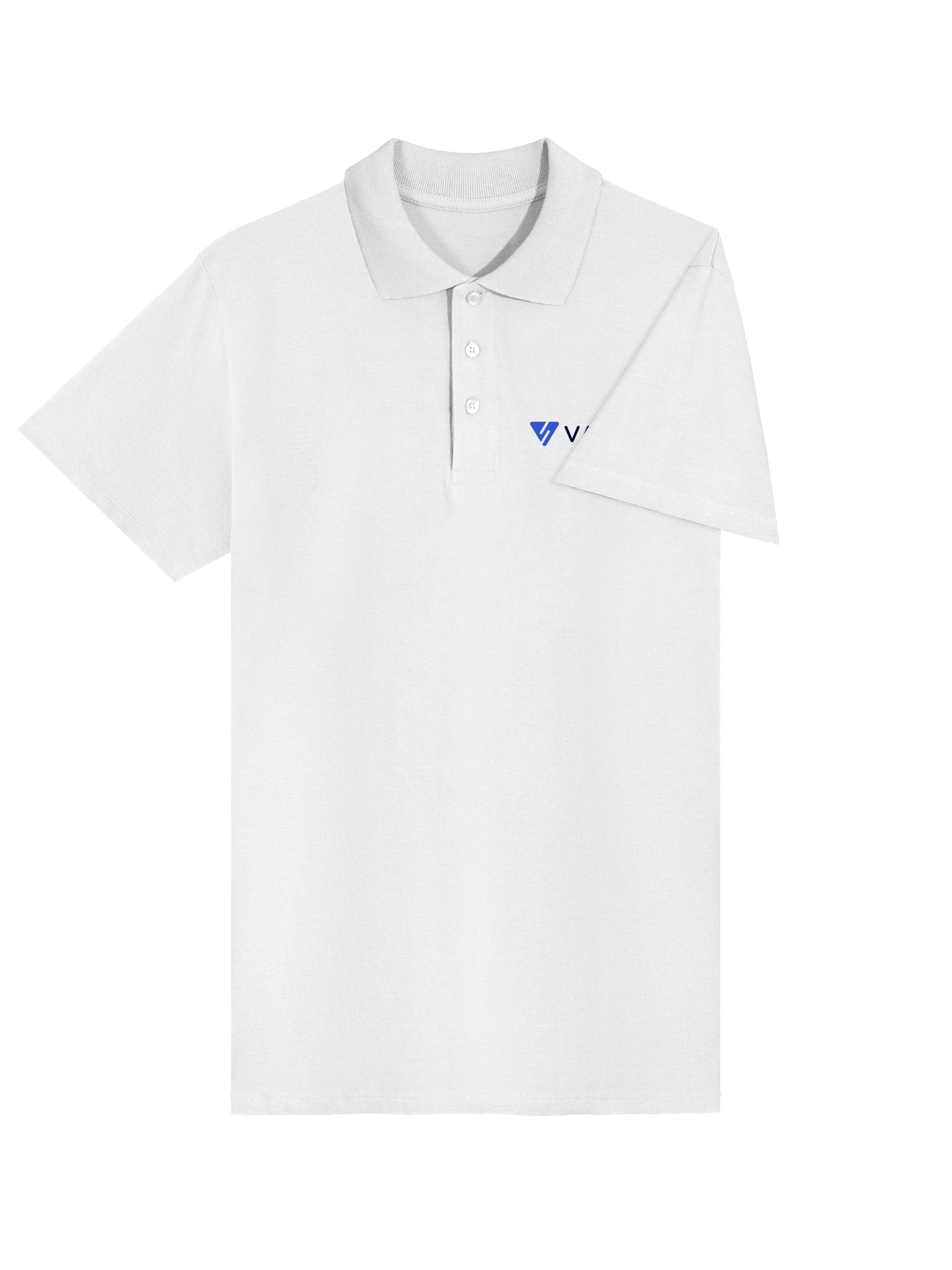 White VALR Polo Shirt product image (4)