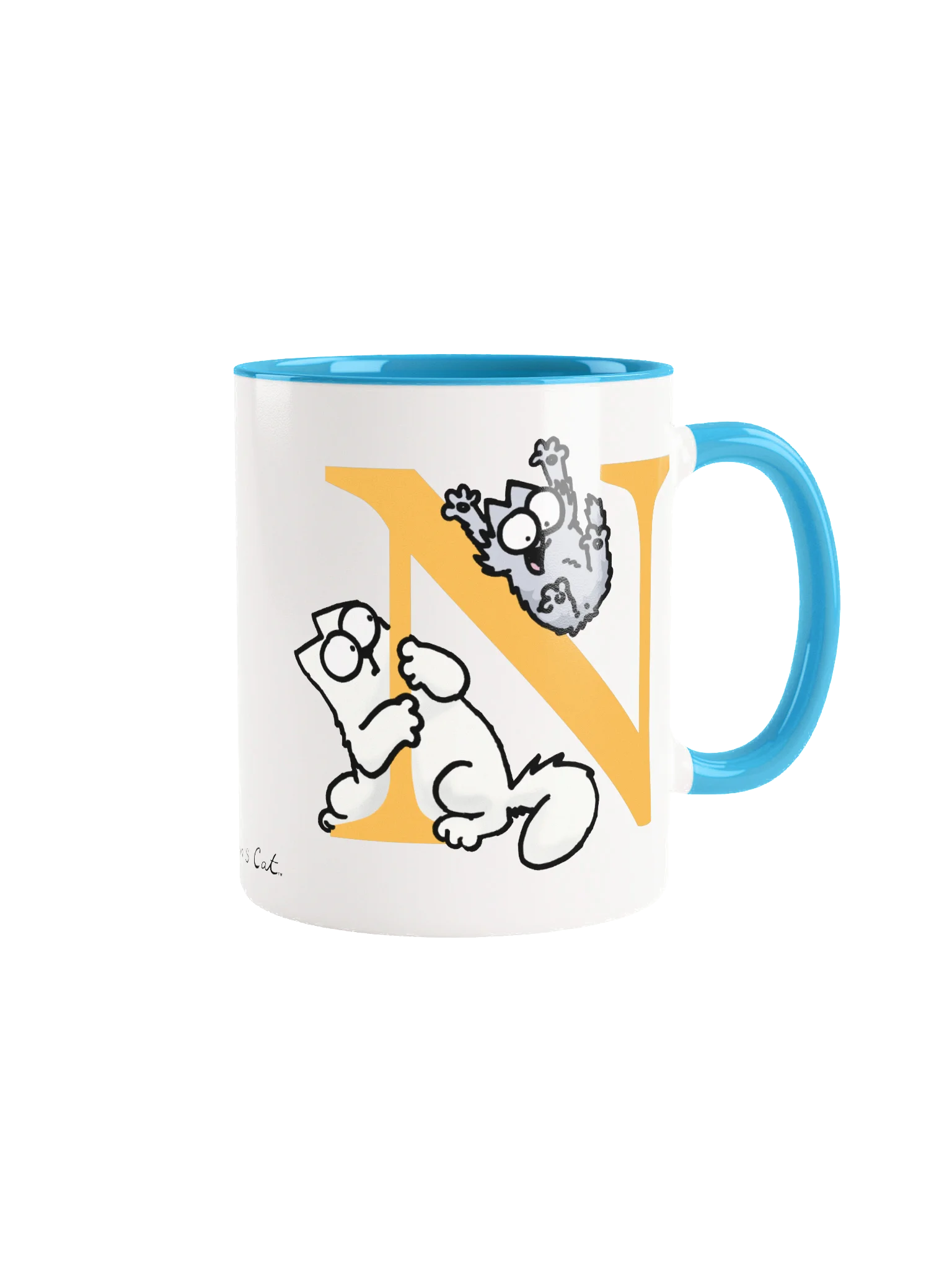 Cat Monogram Mug - N product image (2)