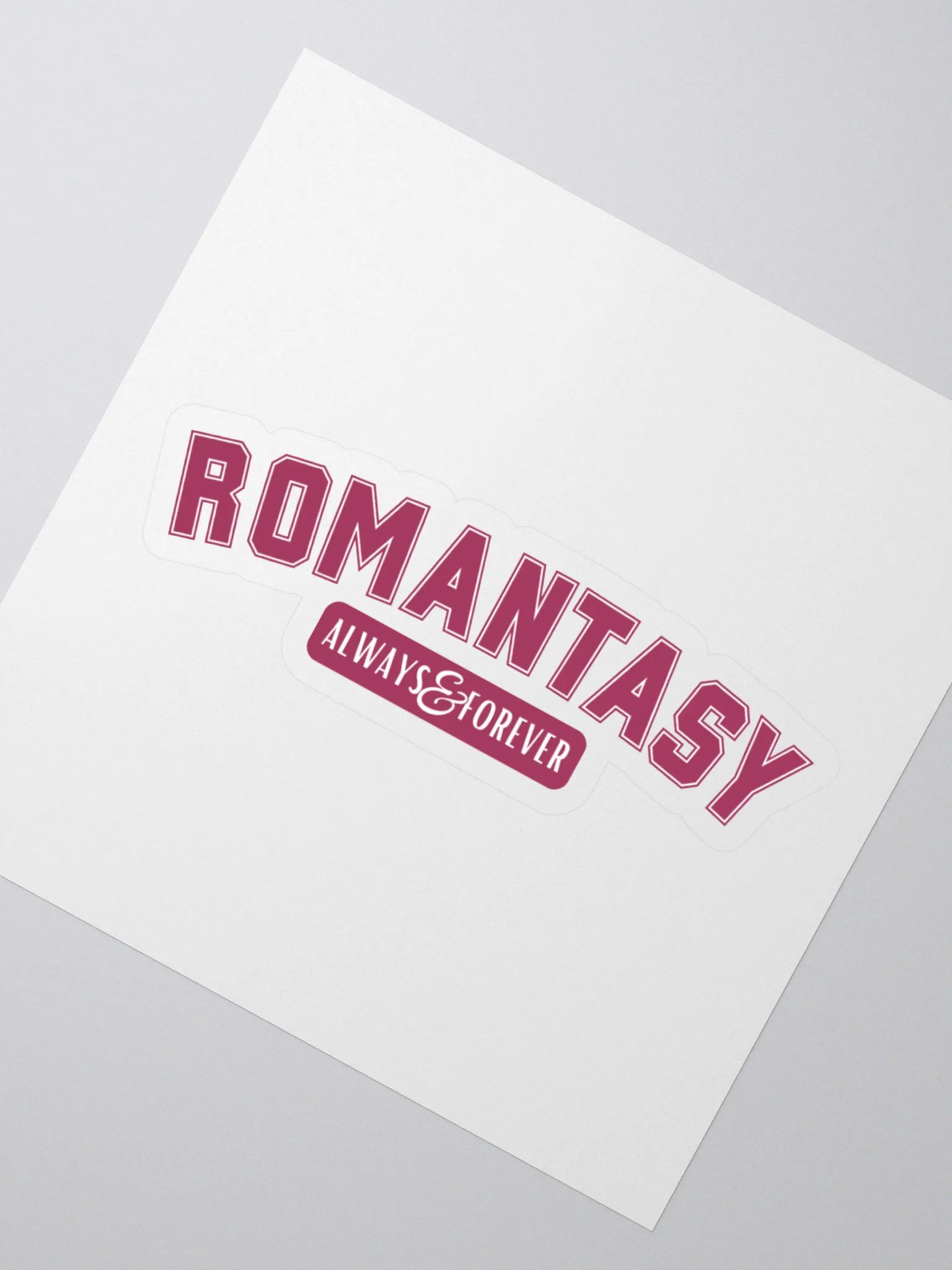 Romantasy - Always & Forever Kiss-Cut Sticker for Fantasy and Romance Readers product image (2)