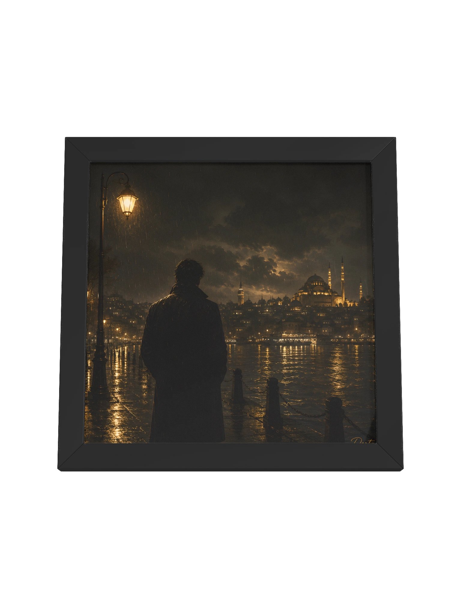 Yağmurlu Gece – Premium Çerçeveli Poster product image (17)
