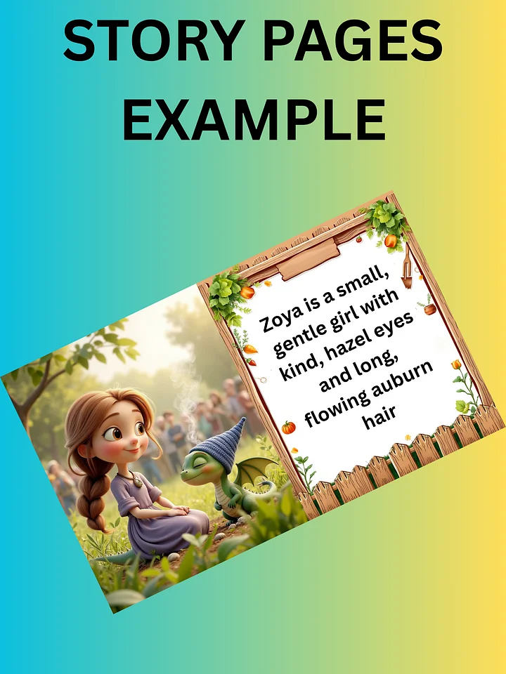 Bedtime Story for Kids | Zoya & a Baby Dragon | Lullaby Tale for Ages 3-8 | Digital Download product image (2)