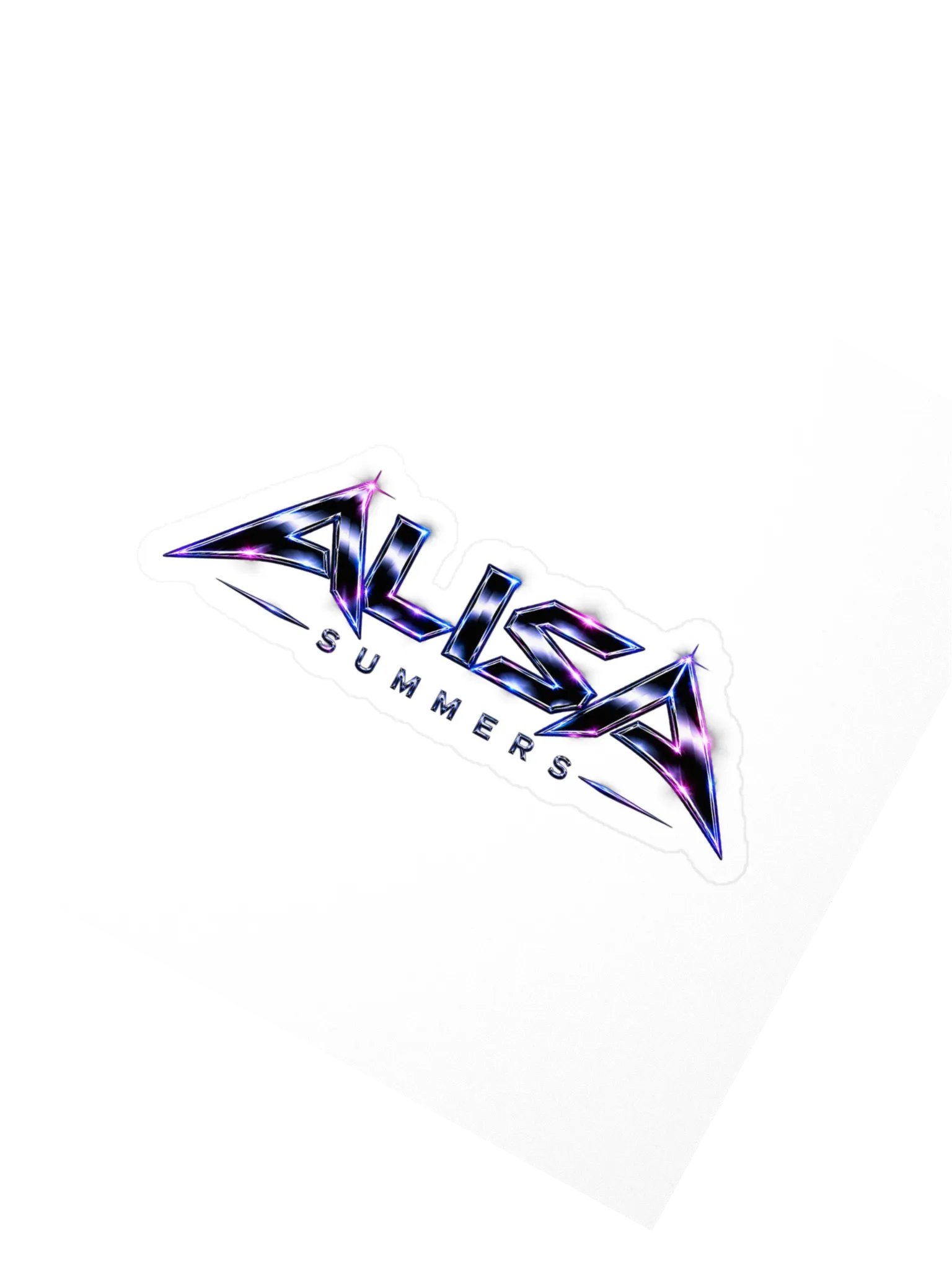 ALISA Logo Sticker — 4×4 product image (2)
