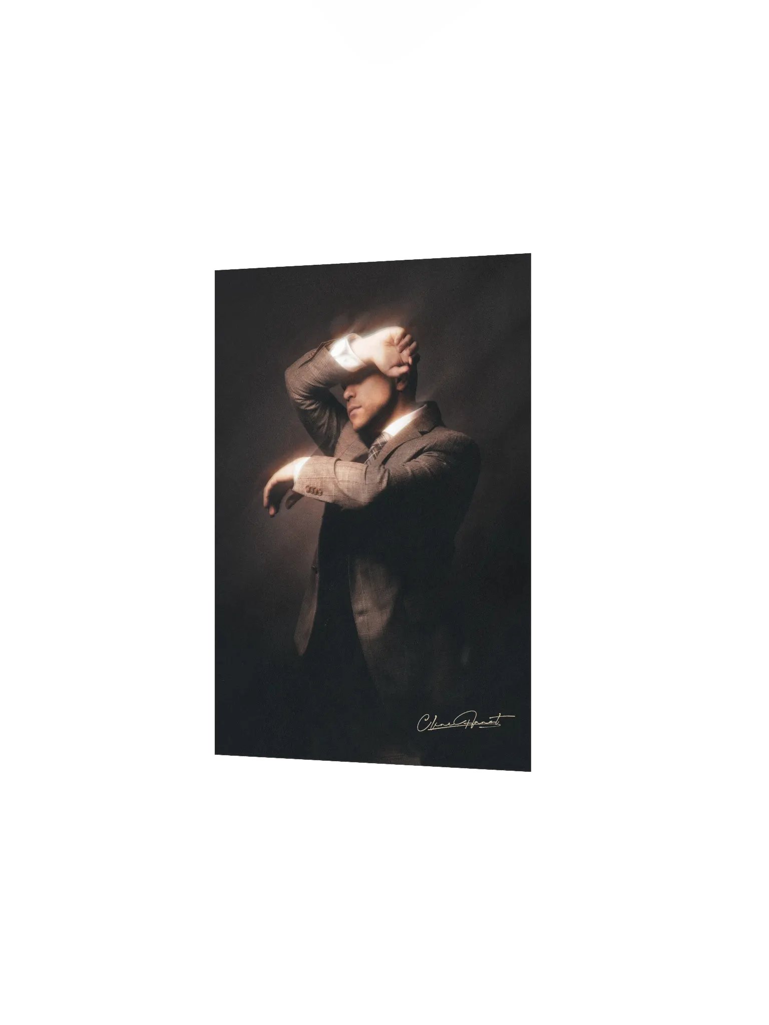 'Luminous Veil' Signature Poster product image (2)