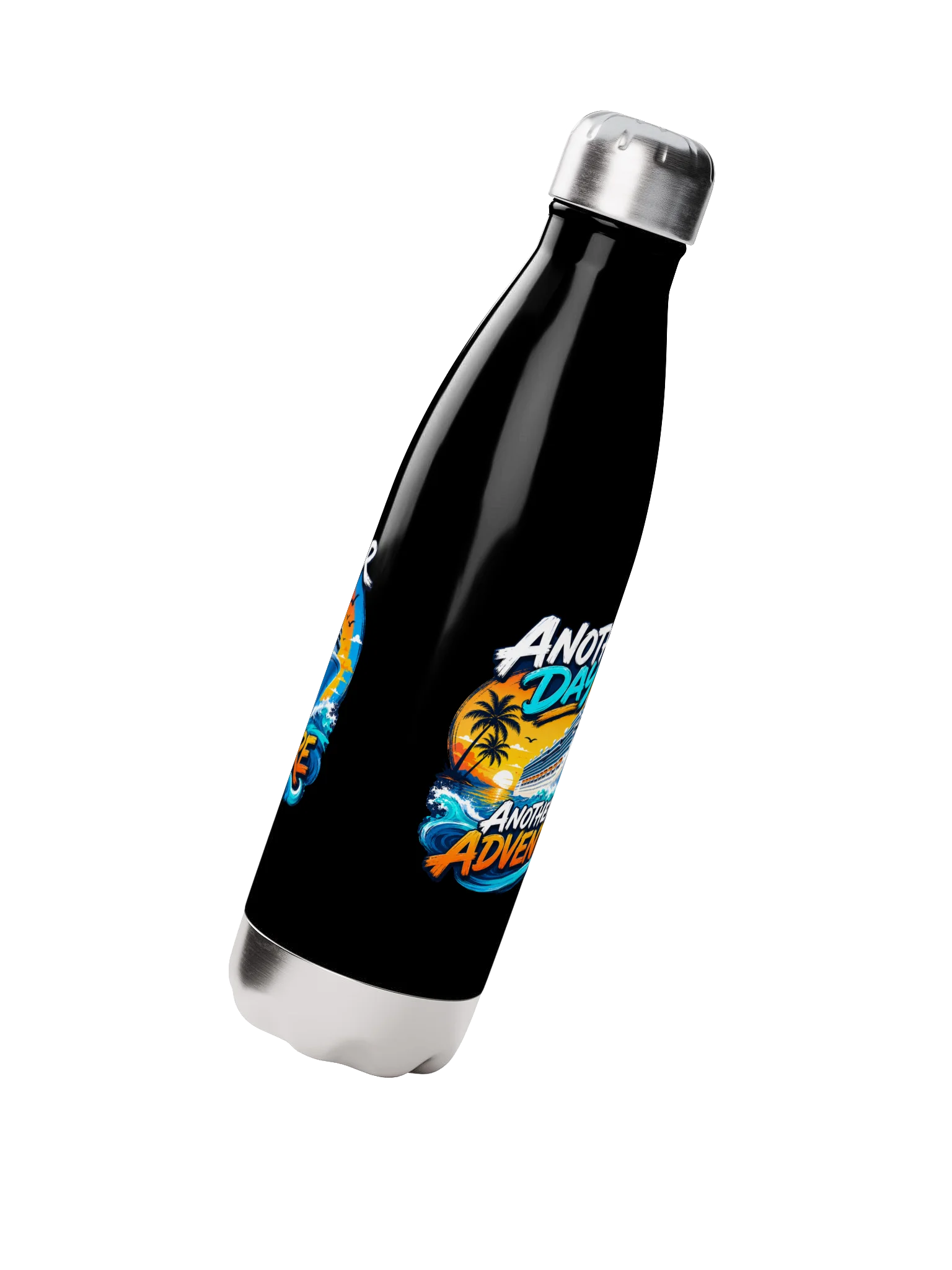 Another Day, Another Adventure Cruise Stainless Steel Water Bottle product image (2)
