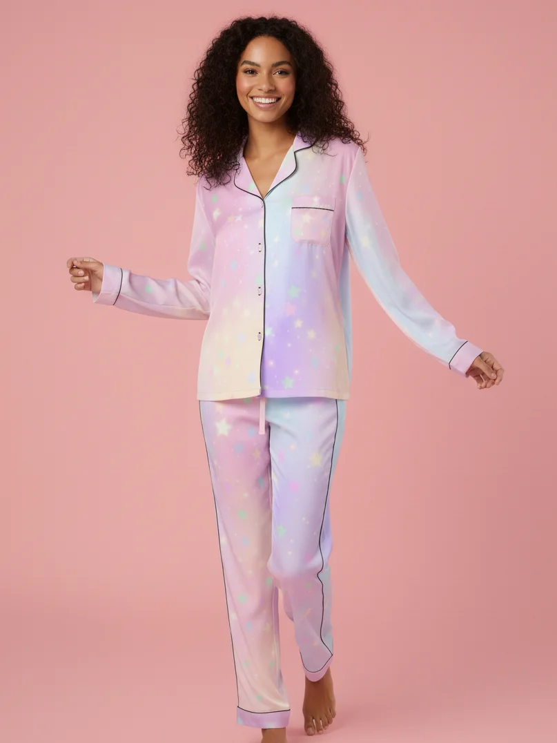 Starry Night Silky Pajama Pants product image (2)
