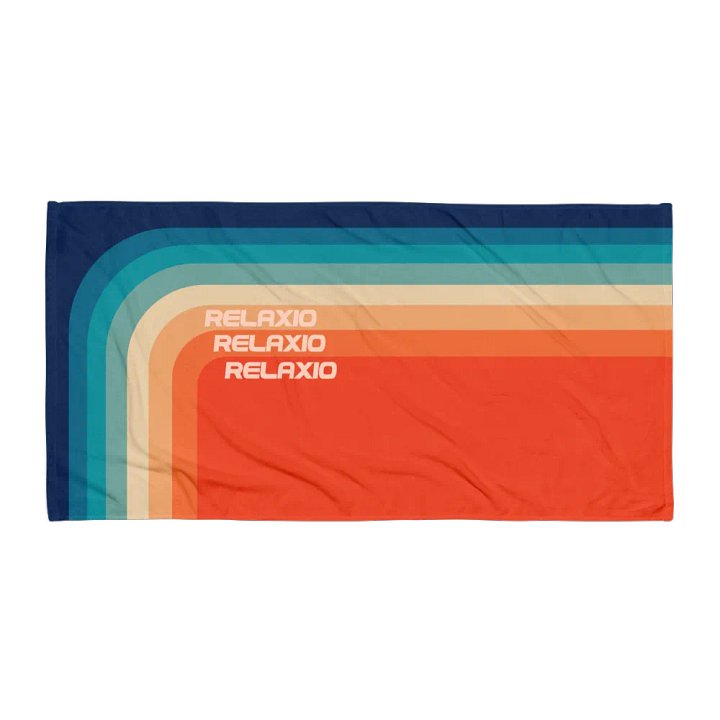 Relaxio 80s Rainbow Towel product image (1)