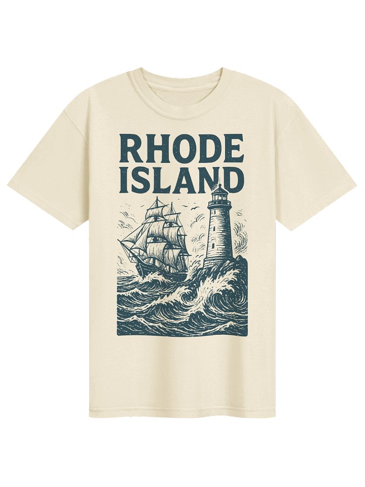 Rhode Island Lighthouse Ship T-Shirt | Vintage Coastal State Pride Tee product image (17)