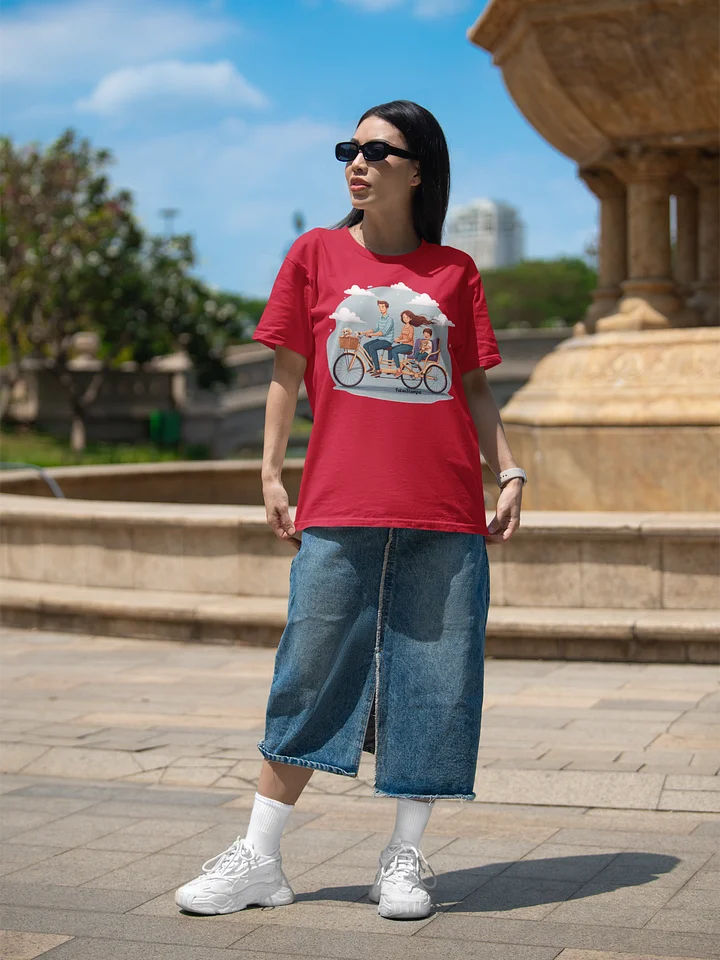 Bicycle Family Tandem Bicycle Ride T-Shirt product image (1)