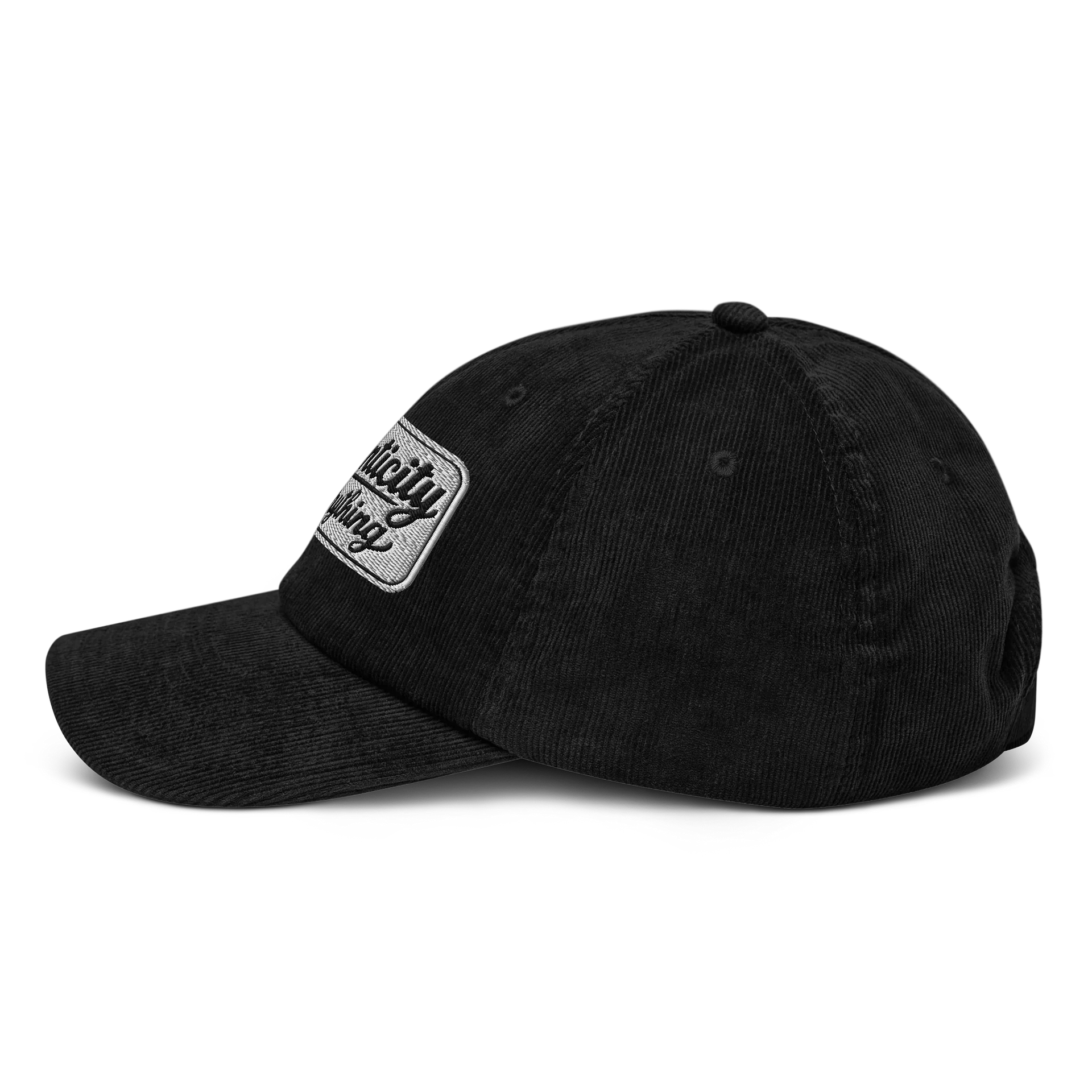 Corduroy script logo hat product image (3)