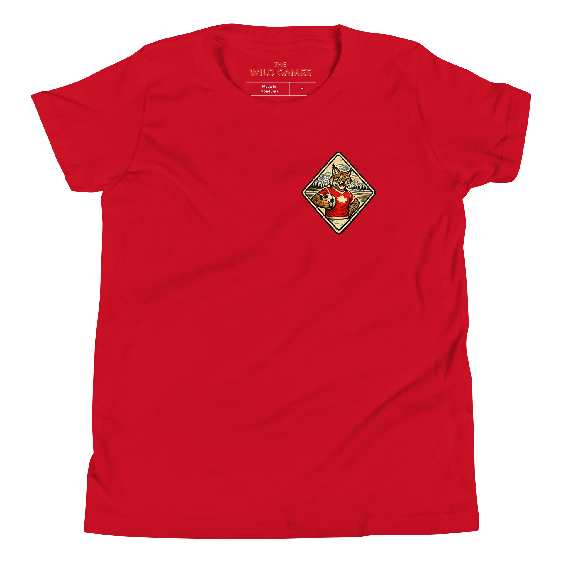 Lynx Soccer Player T-Shirt for Kids | The Wild Games product image (25)
