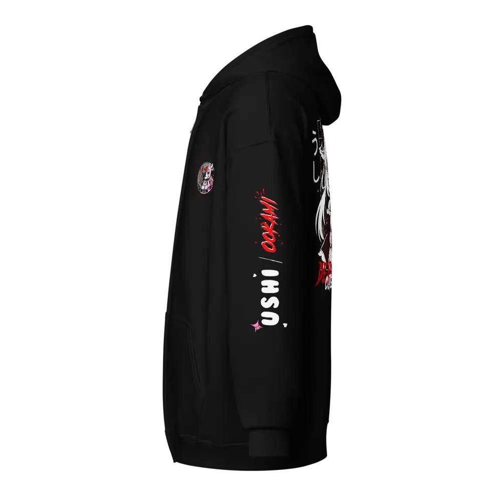 Adorably Macabre Couple Zip-up Hoodie (Alternate) product image (3)
