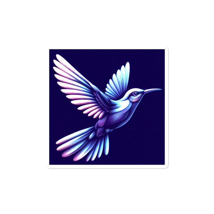 Neon Hummingbird Die-Cut Magnets product image (2)