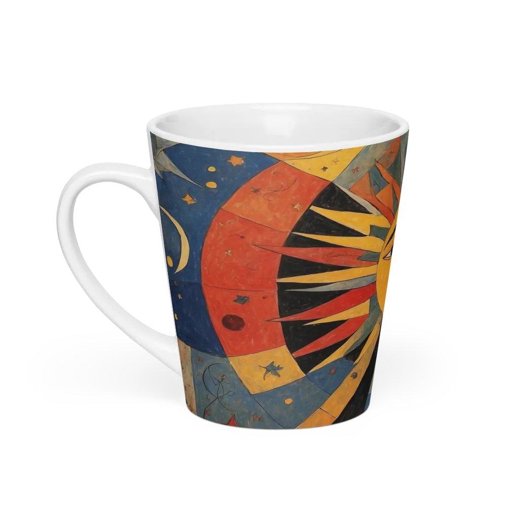 Celestial Sun Face Latte Mug product image (1)