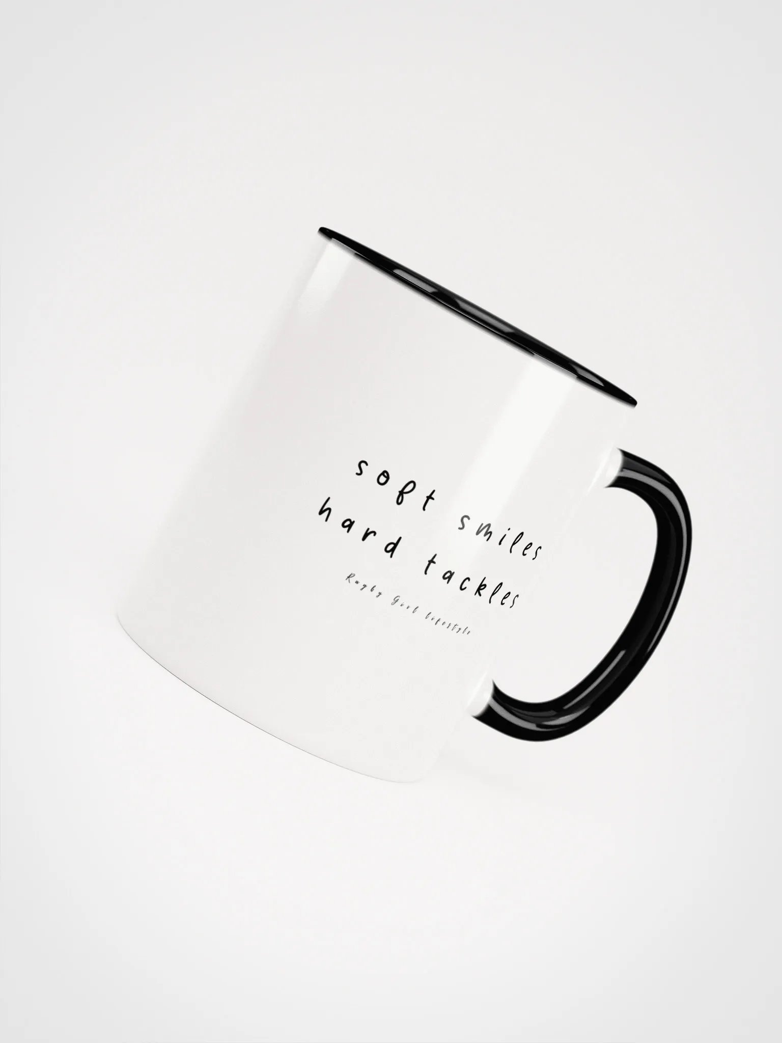 SOFT SMILES - HARD TACKLES Ceramic Mug product image (27)