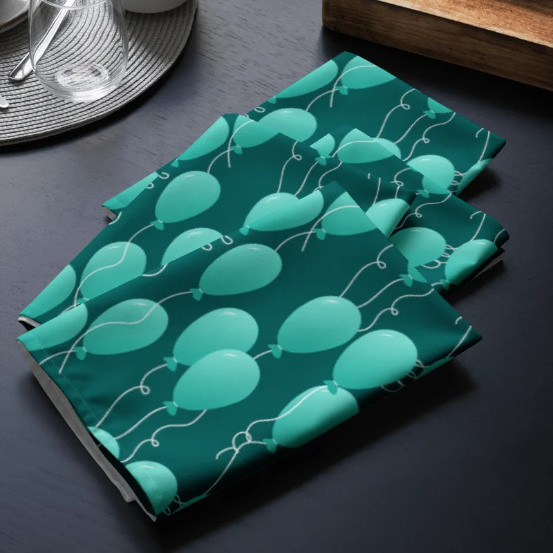 Set of Floating Balloons Party Time! Cloth Napkins product image (7)