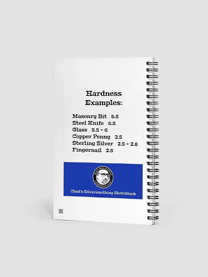 Silversmithing Sketchbook (blank) with Hardness Chart (NEW) product image (2)