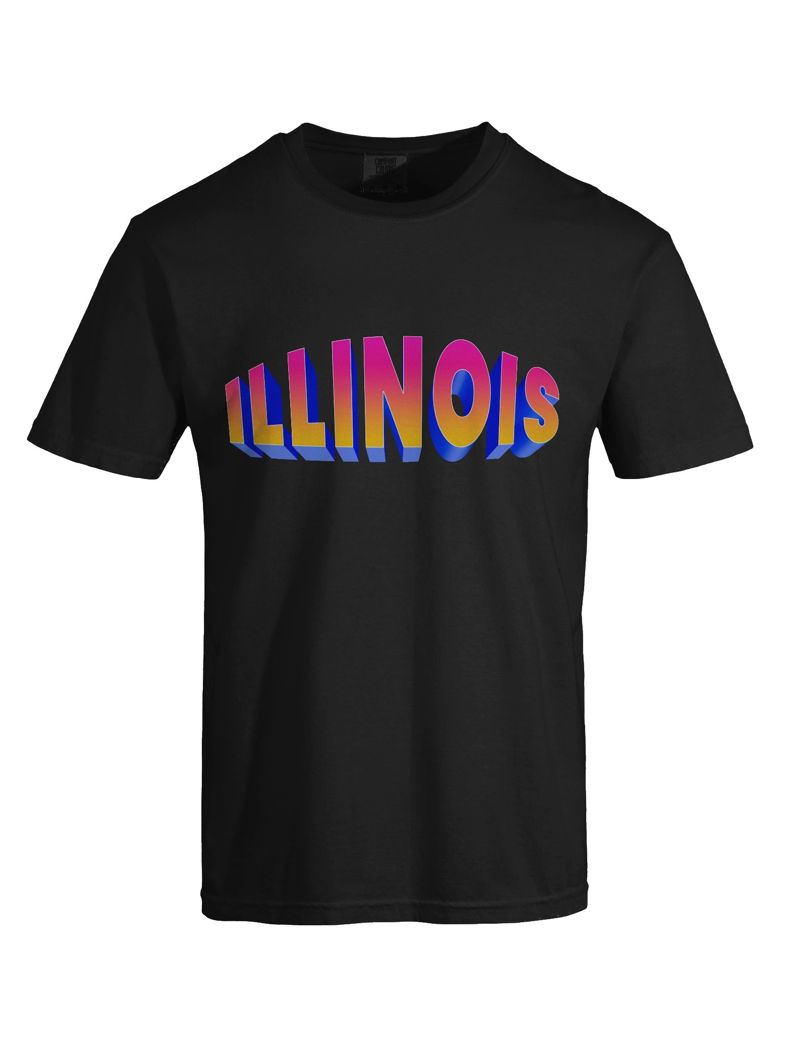 ILLINOIS 3D Gradient Tee product image (7)