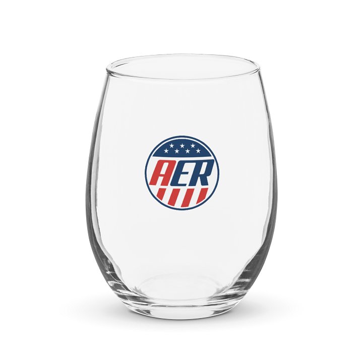 AER Circle Logo Stemless Wine Glass product image (1)
