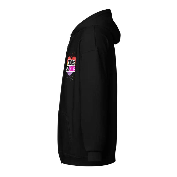 Ladies SoiRave Heart Unisex Heavy Blend Zip Hoodie product image (2)