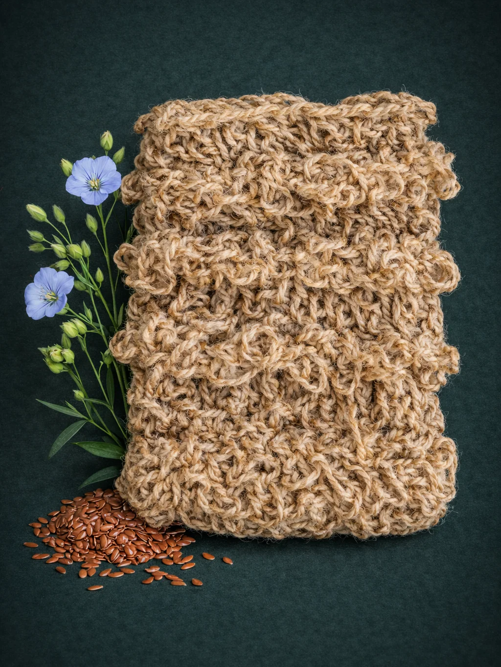 Hemp/Flax Exfoliating Hand Mitt, Set of 3 product image (1)