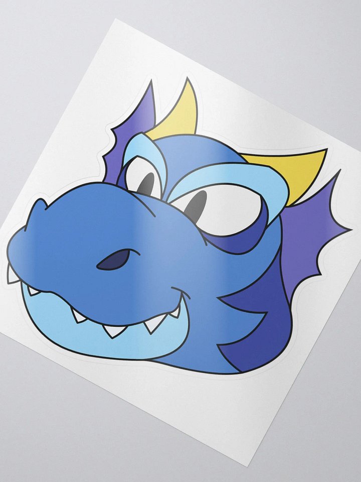 Happy Dragon Blue Sticker product image (2)
