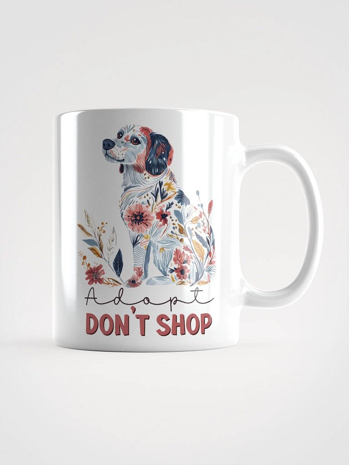 Floral Paws Dog Adoption Mug product image (1)