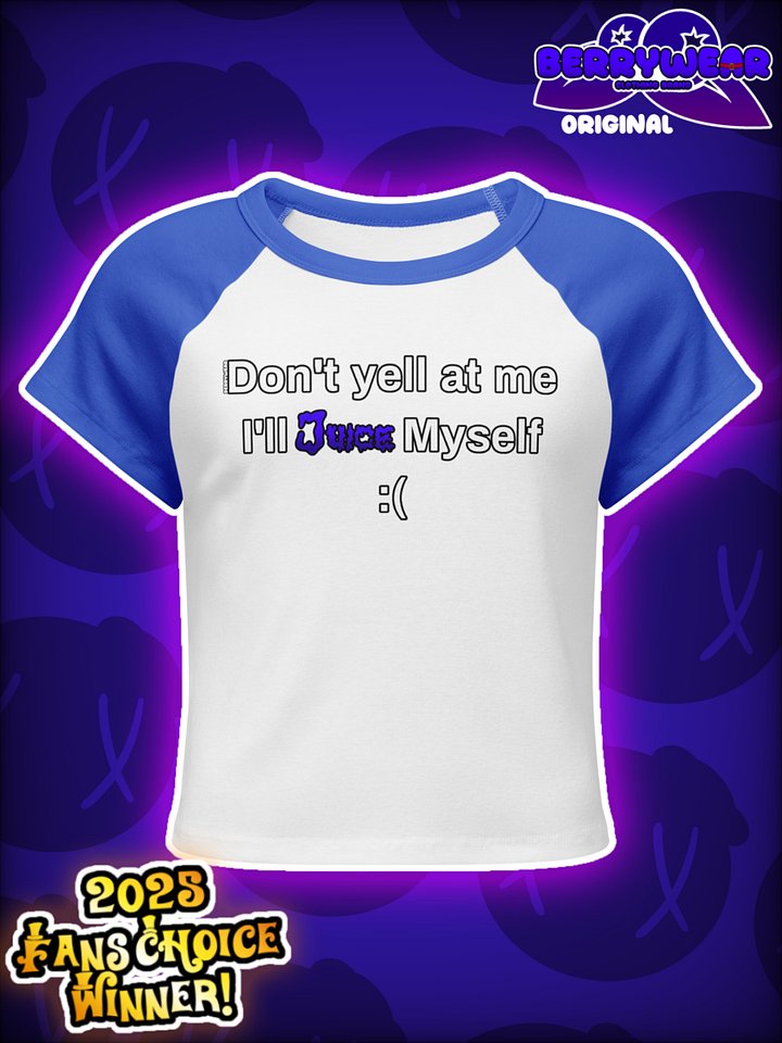 Don't Yell - Micro Rib Raglan Baby Tee product image (1)