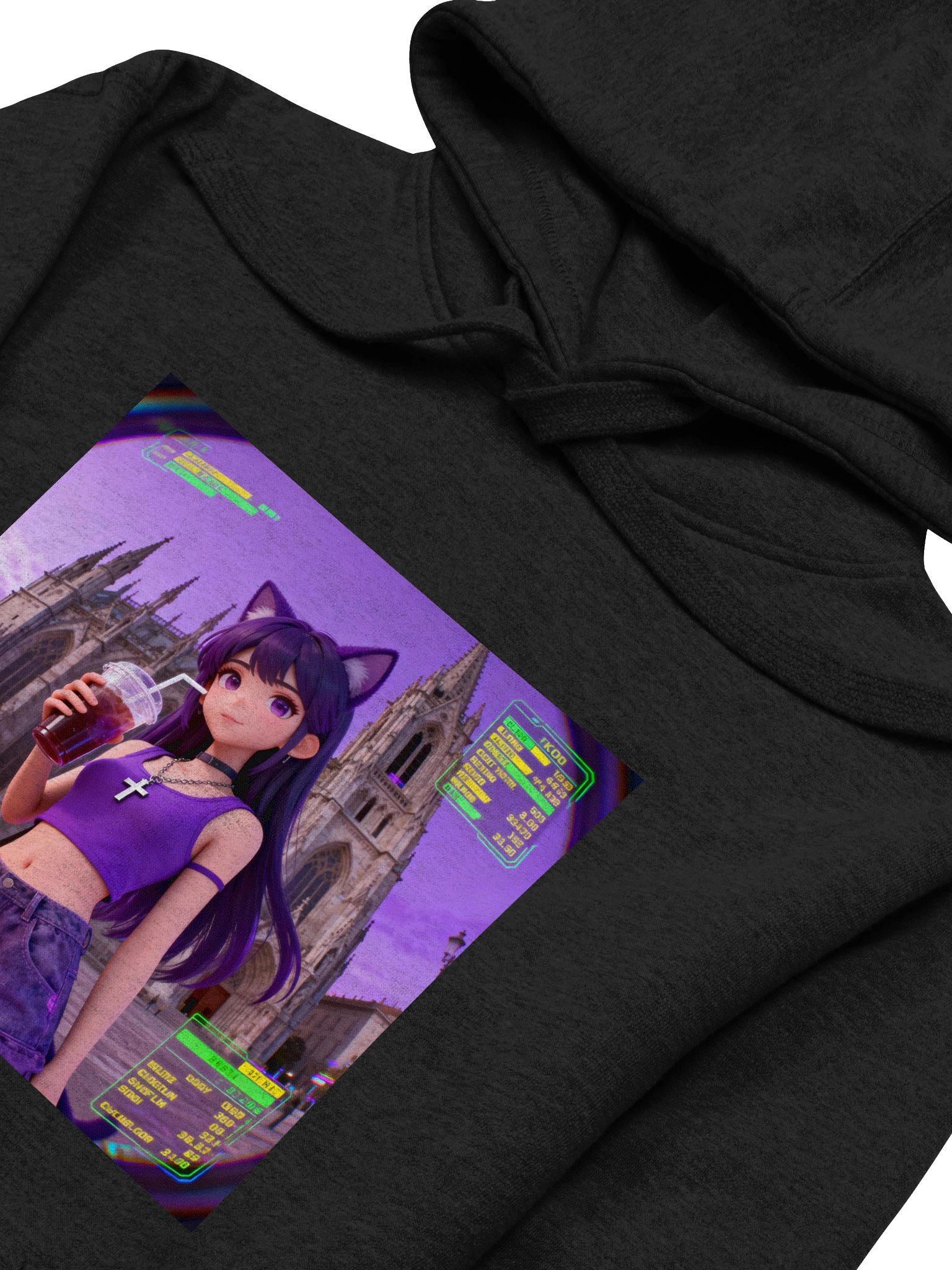 Feline Futurism Unisex Hoodie product image (2)