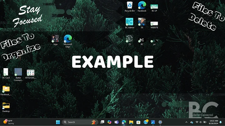 Stay Focused Desktop Organizer Wallpapers (Natural Elements) product image (1)