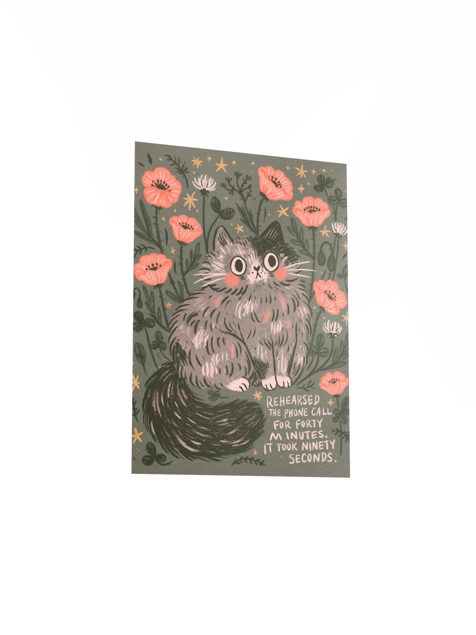 Anxious Cat poster product image (3)