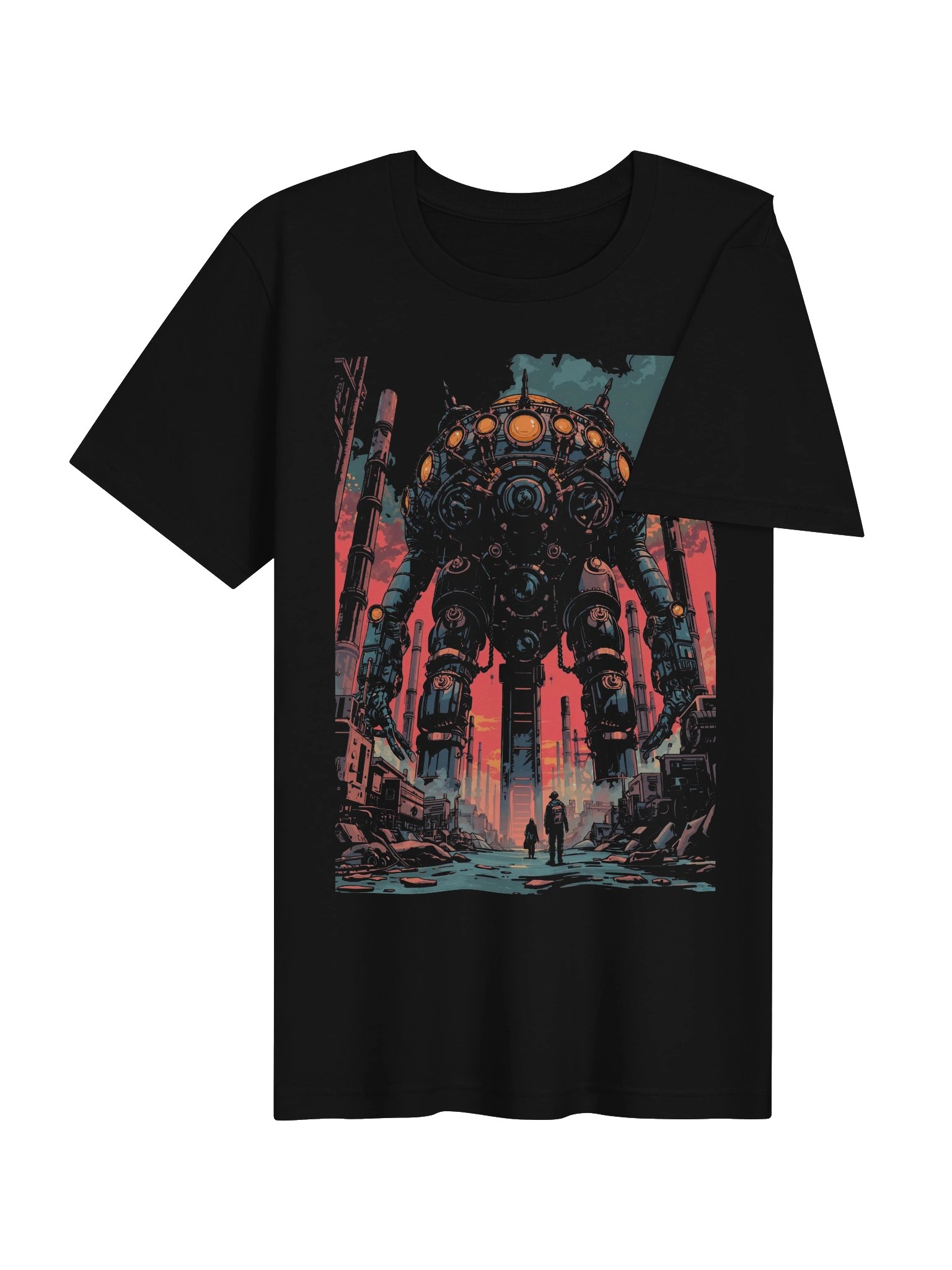 Giant Mech Retro-Futurist Lightweight T-Shirt product image (6)