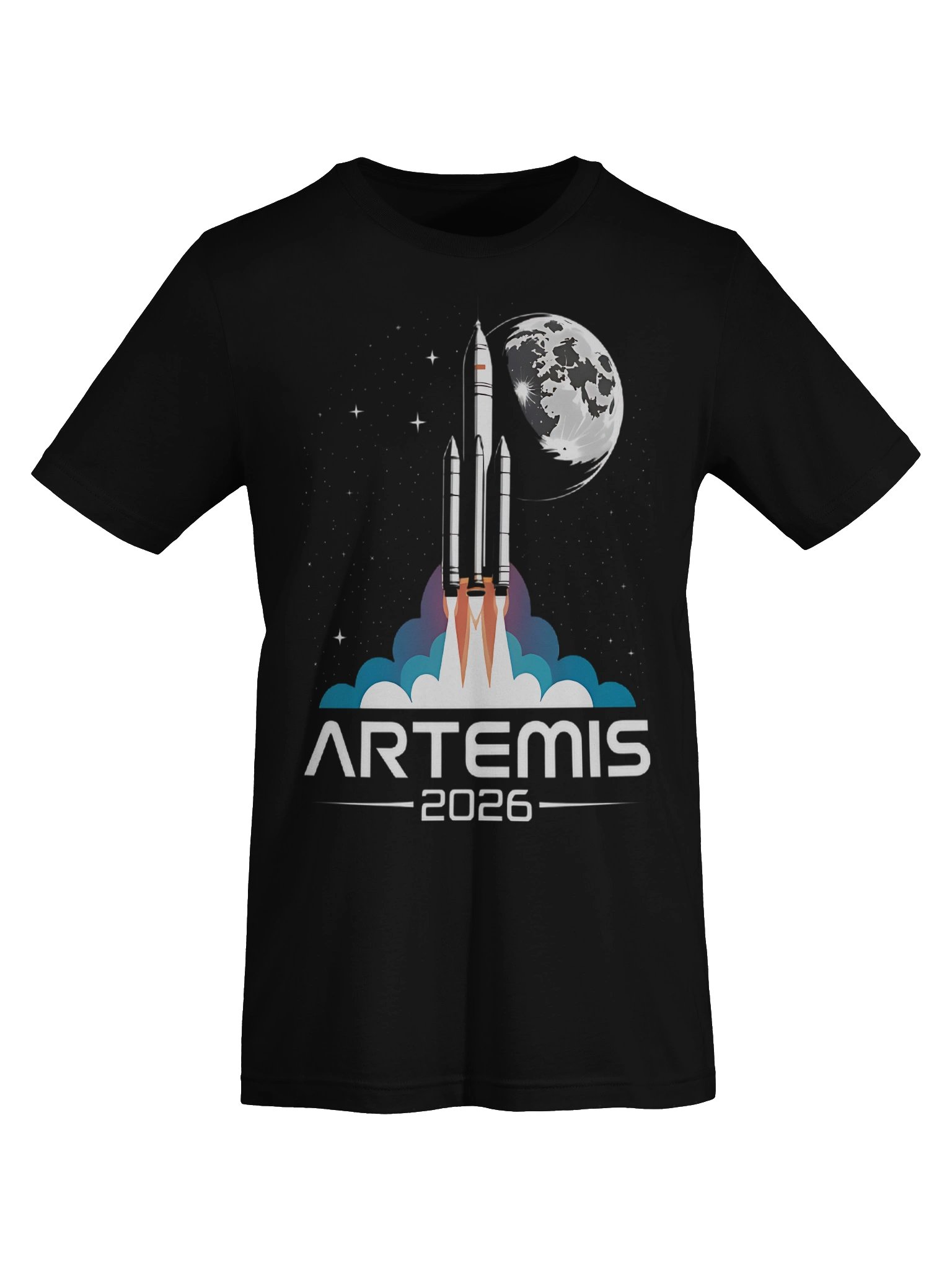Artemis II Launch to The Moon Space Mission 2026 Supersoft T-shirt product image (7)
