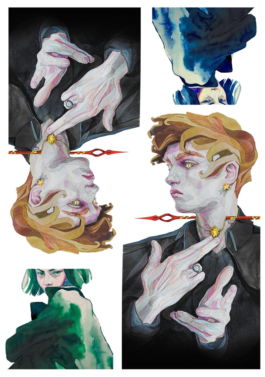 "Big Size" 4 stickerset A5 product image (4)