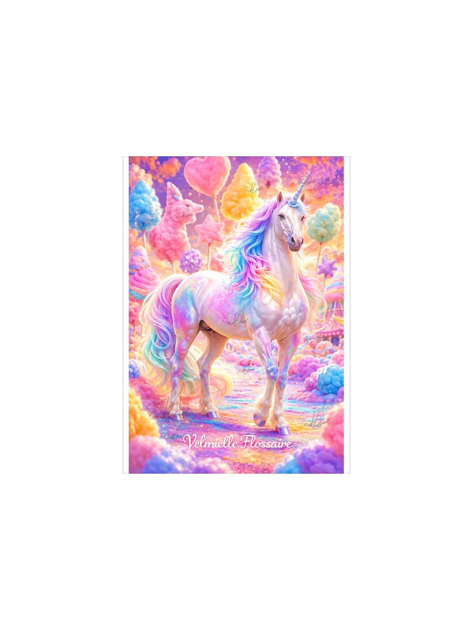 Velmielle Flossaire — Foodie Unicorn Poster product image (1)