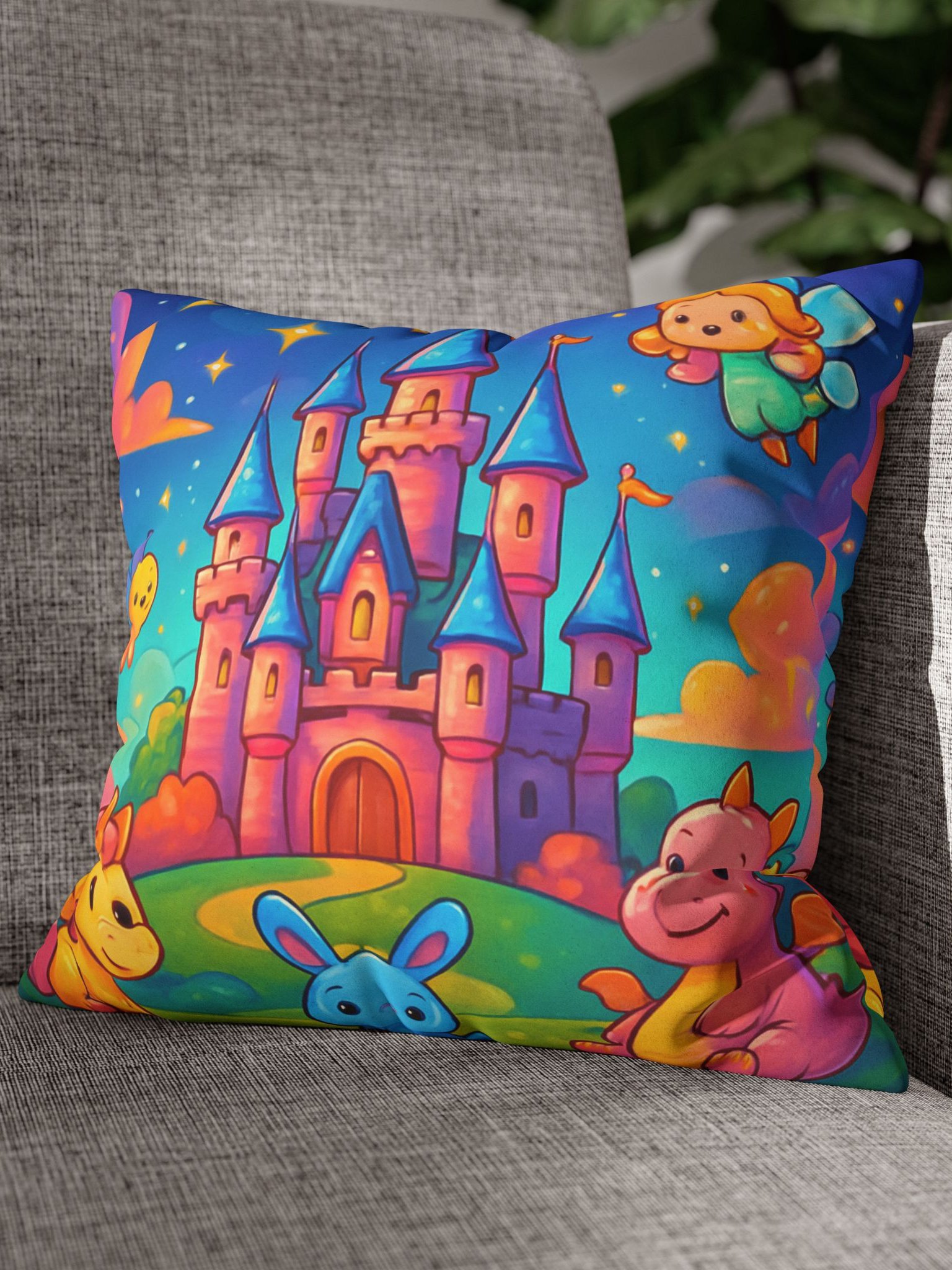 Fanatic Castle Theme Modern All-Over Pillow product image (1)