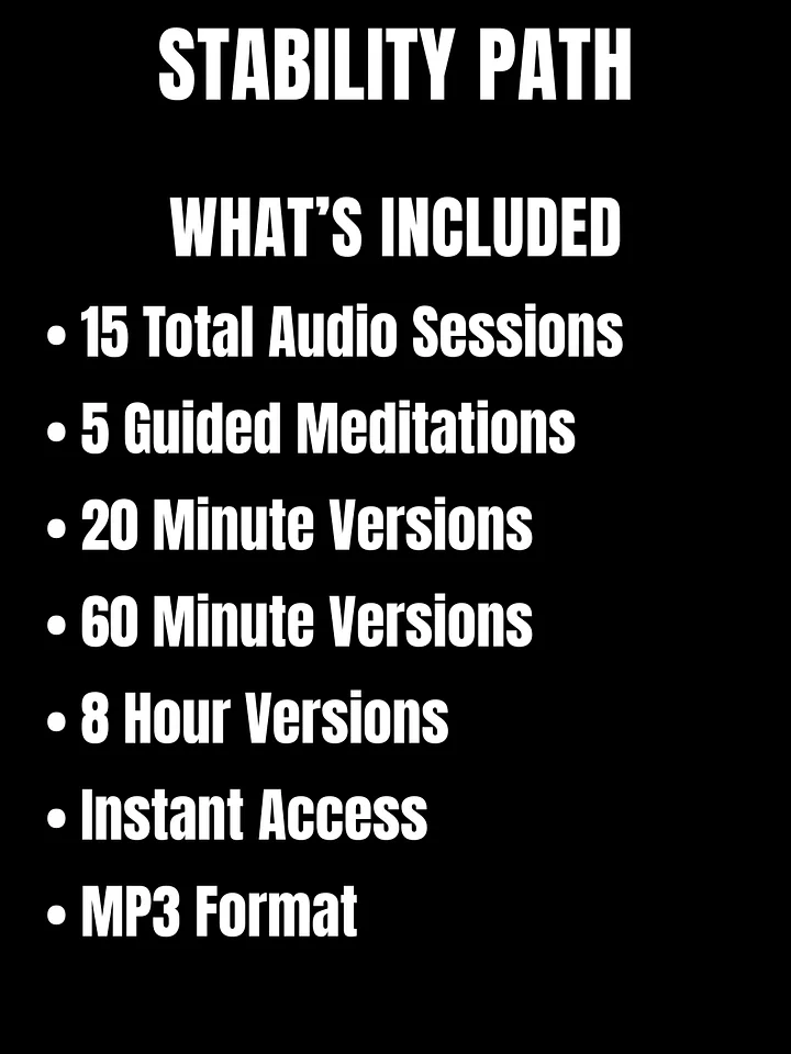 The Stability Path – Guided Identity Meditation Series product image (2)