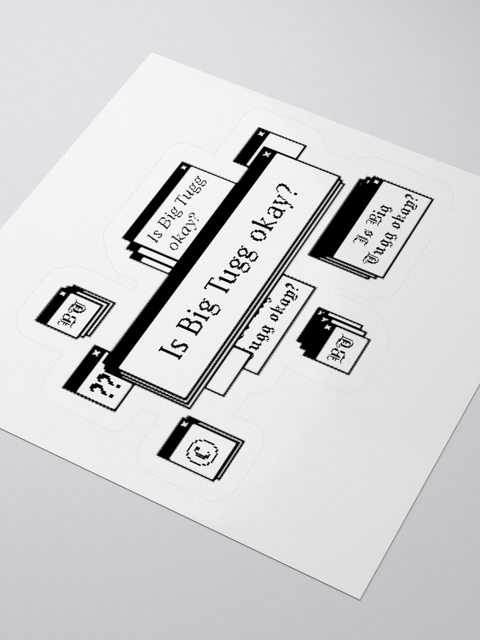 Is Big Tugg Okay Sticker product image (3)