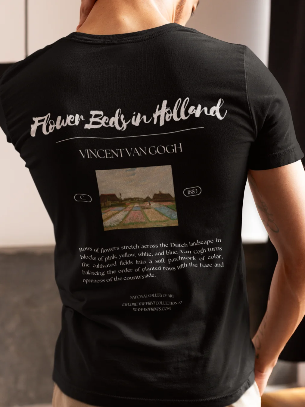 Flower Beds in Holland (Vincent van Gogh) T-Shirt product image (3)